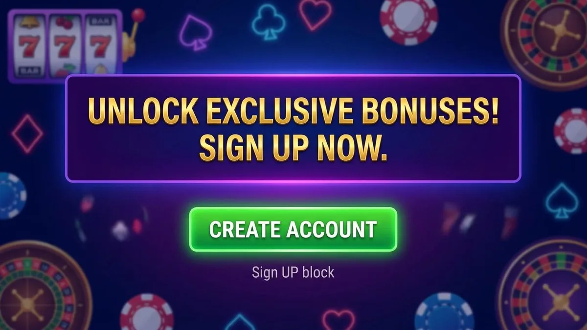 Registrera dig med bonus